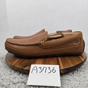 Sperry Top Sider Mens 12M Hampden Venetian Brown Leather Driving Moc Loafer